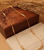Gold gold plated alloy necklace