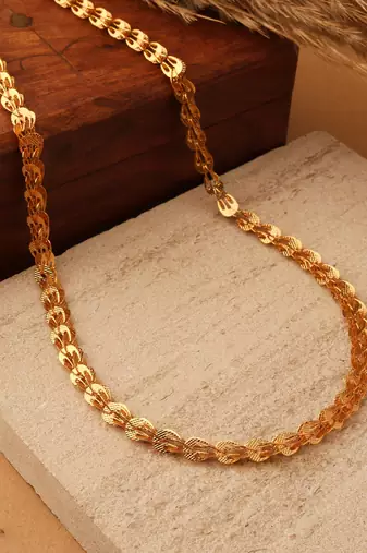 Spiral Harmony Gold-Plated Necklace