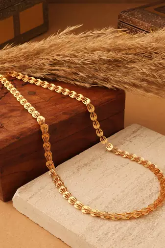 Spiral Harmony Gold-Plated Necklace