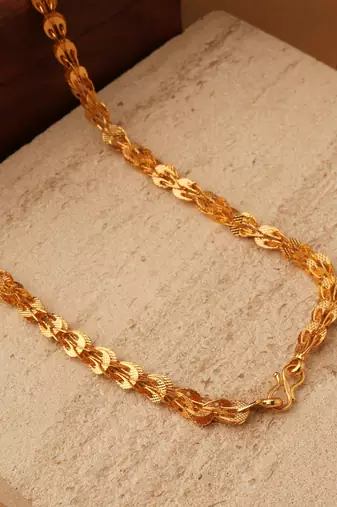 Spiral Harmony Gold-Plated Necklace