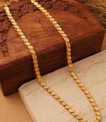 Coined Elegance Gold-Plated Chain