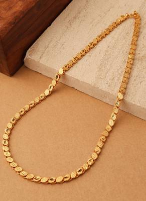 Coined Elegance Gold-Plated Chain 3
