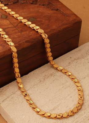 Coined Elegance Gold-Plated Chain 4