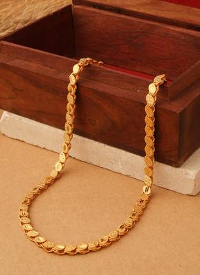 Coined Elegance Gold-Plated Chain 5