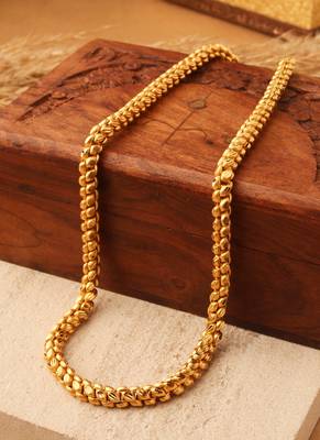 Gold gold plated alloy necklace 1