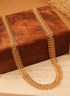 Crimson Elegance Gold-Plated Chain 2
