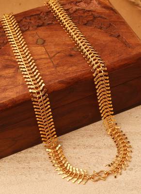 Crimson Elegance Gold-Plated Chain 3