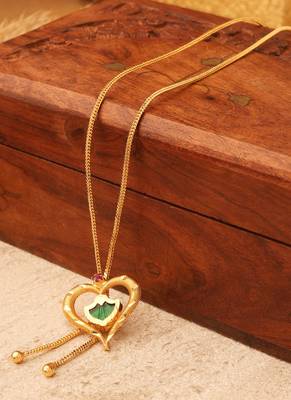 Gold gold plated alloy necklace 4