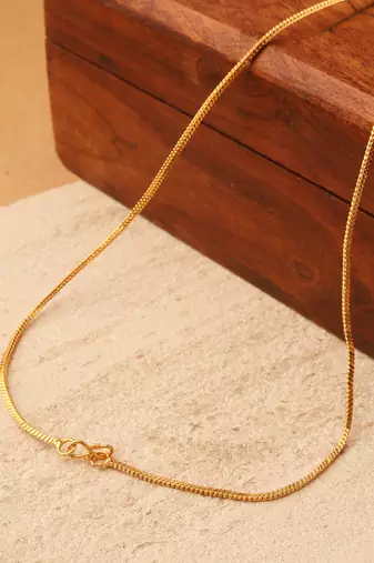 Gold gold plated alloy necklace