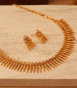 Gold gold plated alloy necklace sets