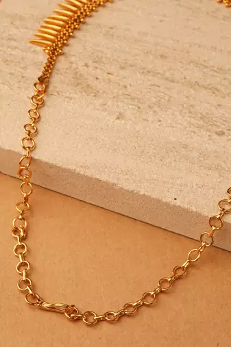 Gold gold plated alloy necklace sets