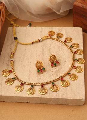 Goddess Blessings Coin Necklace Set 1