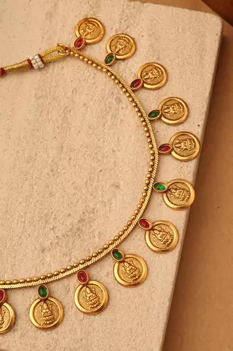 Goddess Blessings Coin Necklace Set