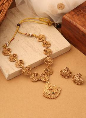 Divine Grace Lakshmi Necklace Set 1