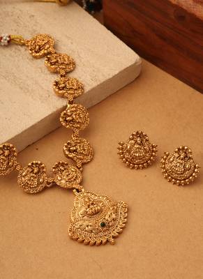 Divine Grace Lakshmi Necklace Set 2
