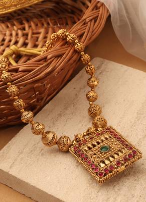 Eternal Grace Gold Plated Reversible Necklace Set 2