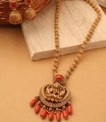 Lotus Blessings Lakshmi Necklace Set