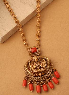 Lotus Blessings Lakshmi Necklace Set 2