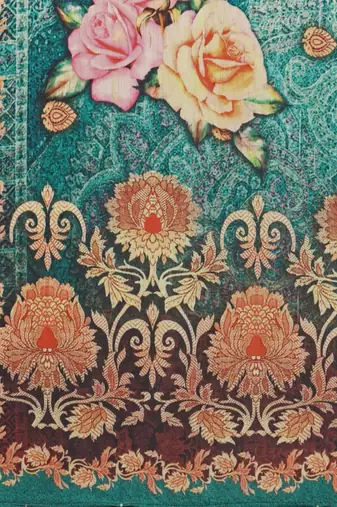 Digital print assam silk dupatta for women and girls to wear on gown chaniya choli kurti etc