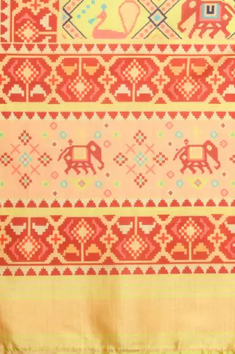 Digital print assam silk dupatta for women and girls to wear on gown chaniya choli kurti etc