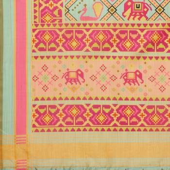 Digital print assam silk dupatta for women and girls to wear on gown chaniya choli kurti etc 5