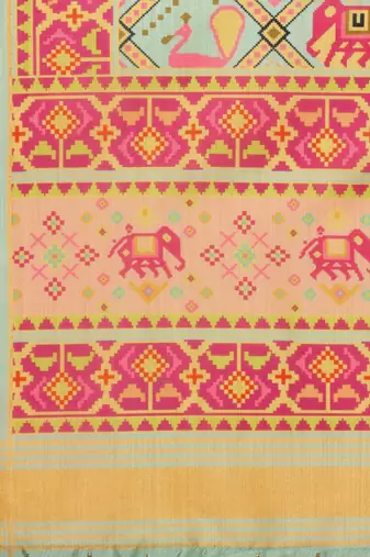 Digital print assam silk dupatta for women and girls to wear on gown chaniya choli kurti etc