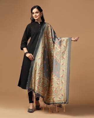 Digital print assam silk dupatta for women and girls to wear on gown chaniya choli kurti etc 1