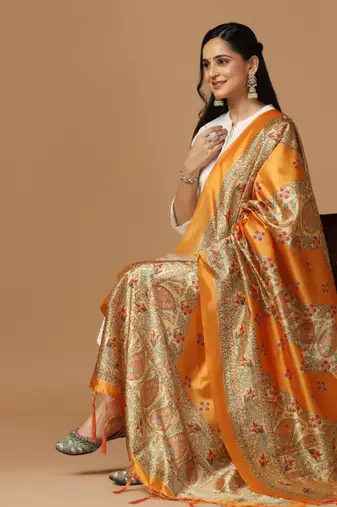 Digital print assam silk dupatta for women and girls to wear on gown chaniya choli kurti etc
