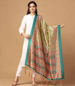 Digital print assam silk dupatta for women and girls to wear on gown chaniya choli kurti etc