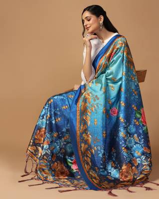 Digital print assam silk dupatta for women and girls to wear on gown chaniya choli kurti etc 5
