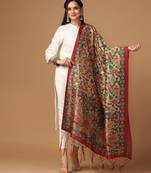 Digital print assam silk dupatta for women and girls to wear on gown chaniya choli kurti etc