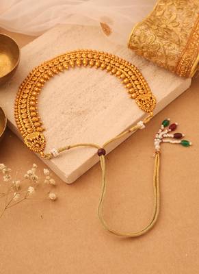 Goddess motif necklace and earring set 2