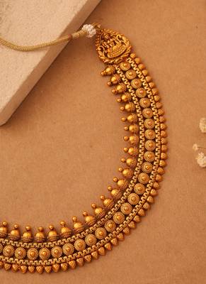 Goddess motif necklace and earring set 3