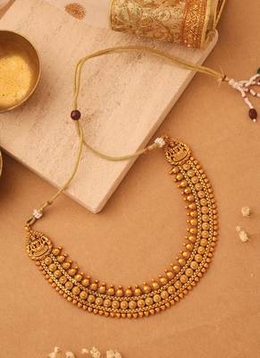 Goddess motif necklace and earring set 4