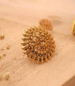 Gold gold plated alloy ring