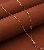 Ball chain gold mangalsutra