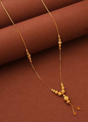 Long Gold Necklace 1