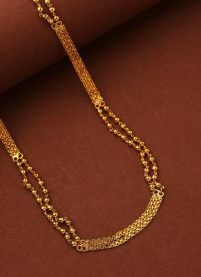 2- Layered Gold Necklace For Women 2