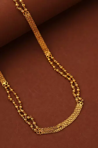 2- Layered Gold Necklace For Women