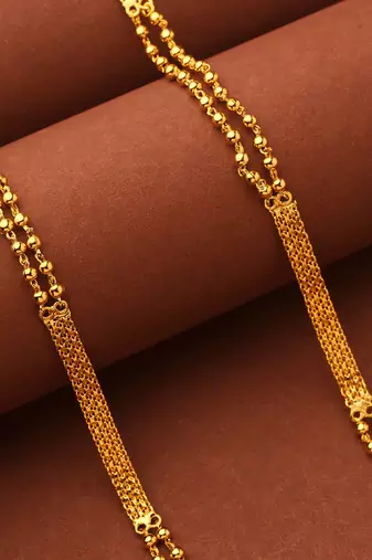 2- Layered Gold Necklace For Women