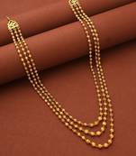 Three layered gold necklace piece