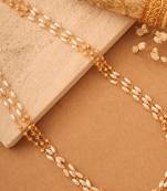 White Beaded Multi-Layer Necklace Set