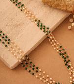 Black & White Multi-Layer Beaded Stone Necklace Set