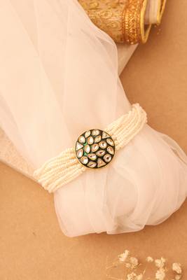 Pearl Choker with Kundan & Meenakari Work 1