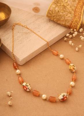 Blossom Harmony Pearl & Stone Necklace 3