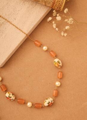Blossom Harmony Pearl & Stone Necklace 4