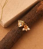 Kundan Single-Stone Nose Ring