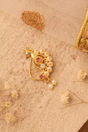 Peacock Nose Rings