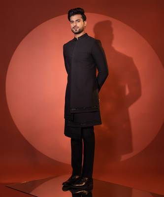 Black achkan set 3