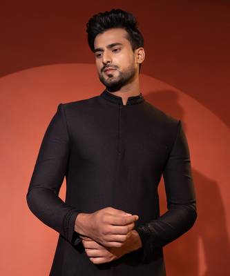 Black achkan set 4
